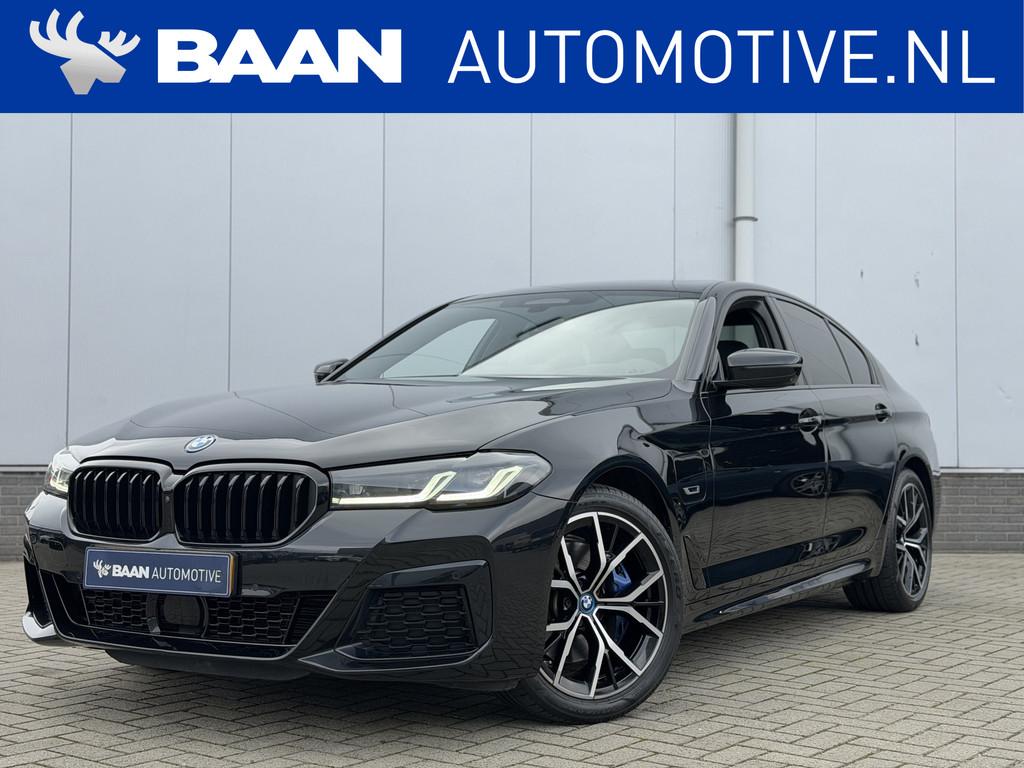 BMW 5 Serie 530e xDrive M-Sport Pro | M-stoelen | Harman/Kar, Achterwielaandrijving, Gebruikt, Zwart, 4 cilinders