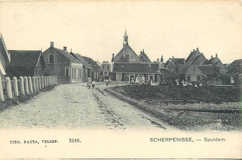 388-419-001 Scherpenisse Spuidam, Verzenden, Voor 1920, Zeeland
