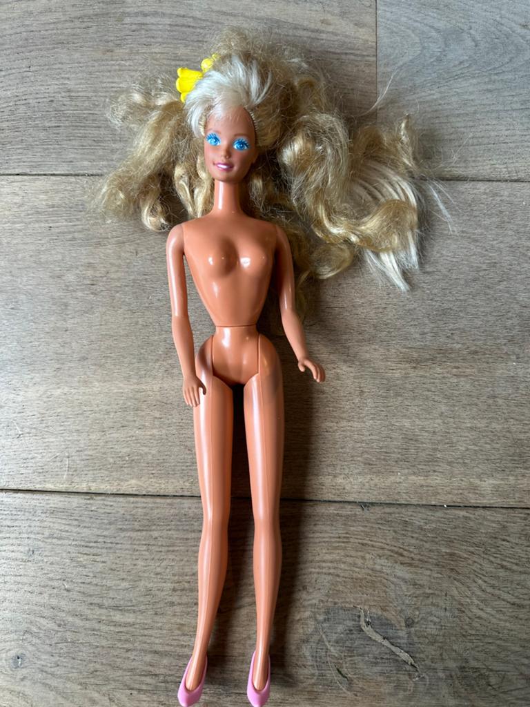 Vintage Barbie skipper 1966 Malaysia, Ophalen of Verzenden, Gebruikt, Barbie