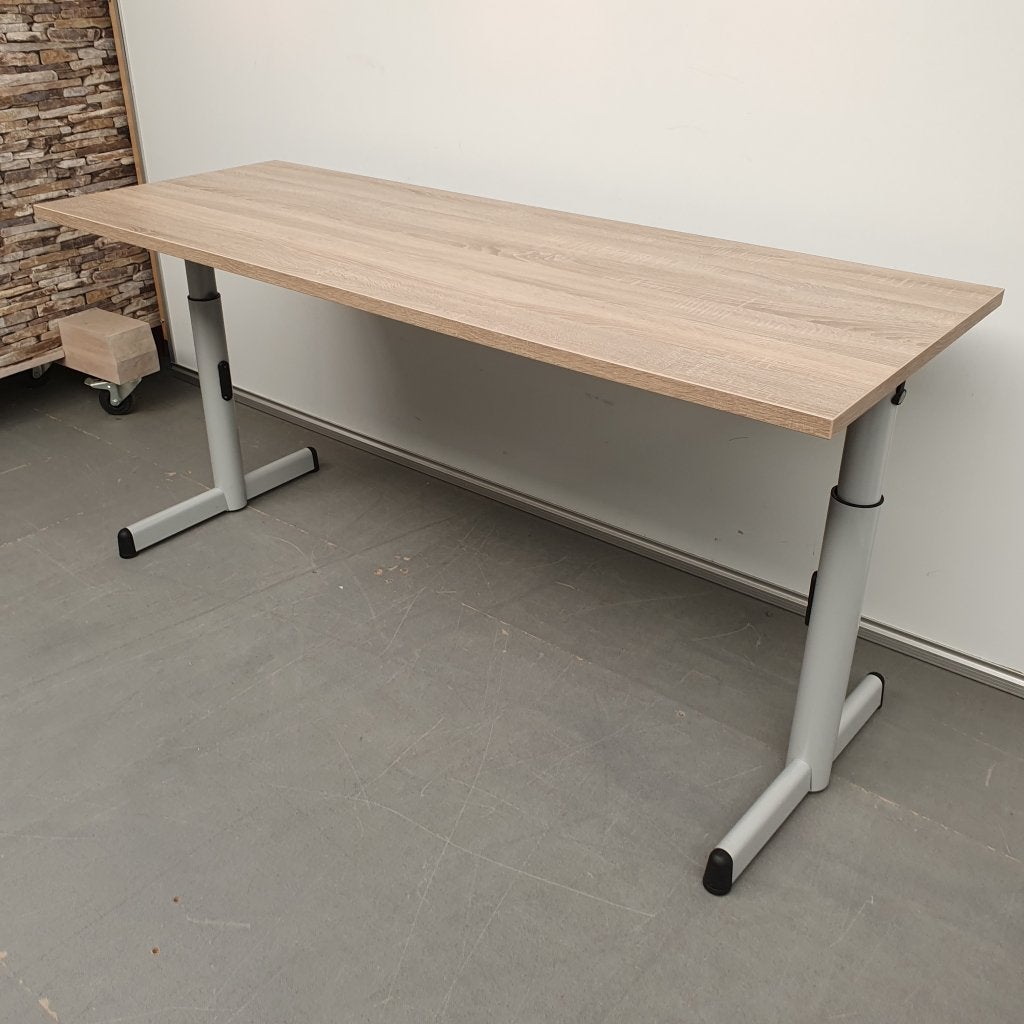 Steelcase ondiep bureau met NIEUW blad - 160x60 cm, Niet ingevuld, Gebruikt, Niet ingevuld, Niet ingevuld