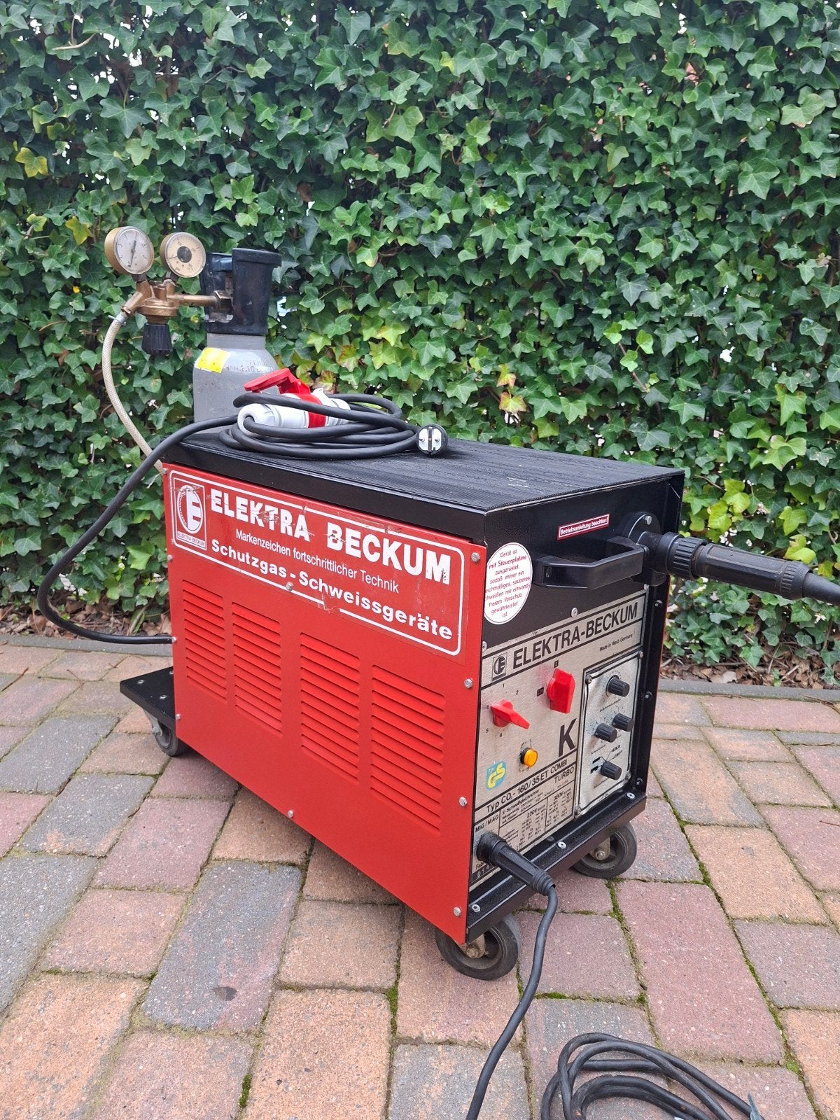 complete lasapparaat Combi Elektra Beckum co2 mig mag, Ophalen, Zo goed als nieuw, 150 tot 250 ampère, Co2