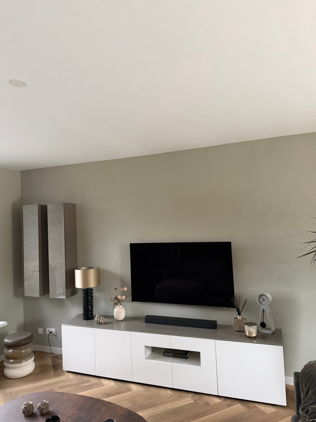 Crest KARAT TV meubel met 2 bijpassende hangkasten van Karat, Ophalen, 25 tot 50 cm, 200 cm of meer, Minder dan 100 cm