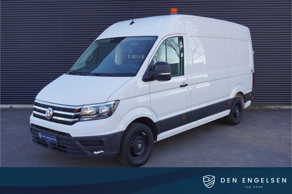 Volkswagen Crafter 35 177pk RWD L3H3/L2H2 3500kg Trekhaak Ap, Auto's, Gebruikt, 4 cilinders, Volkswagen, Wit