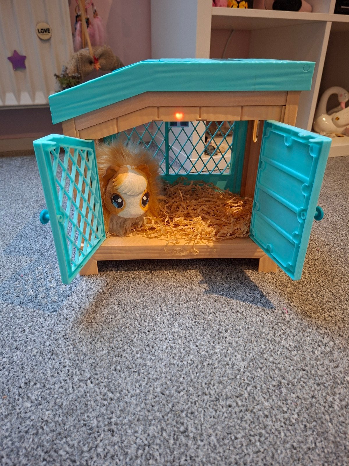 speelgoed cavia's met hok, Kinderen en Baby's, Ophalen, Zo goed als nieuw, Babypop