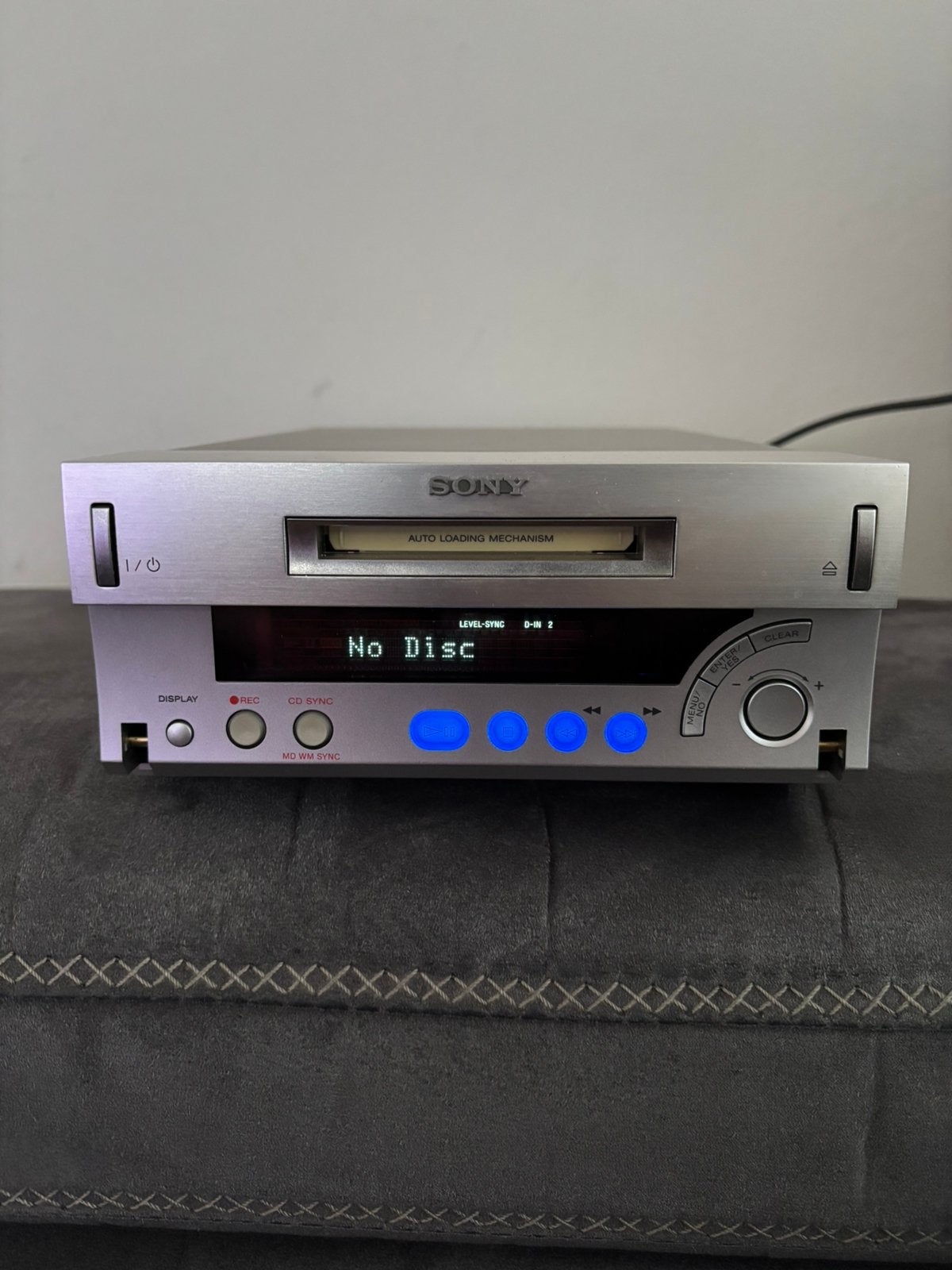 Sony MiniDisc Deck speler MDS-SD1 recorder., Ophalen of Verzenden, Minidisc-recorder