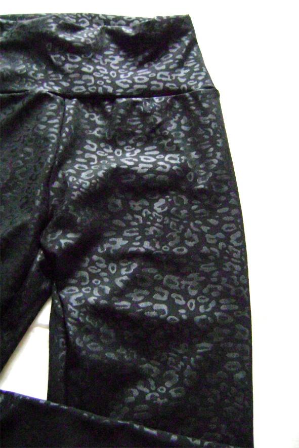 wetlook panther print legging gothic punk rock rave lycra, Legging, Maat 36/38 (S), Wetlook panther, Verzenden