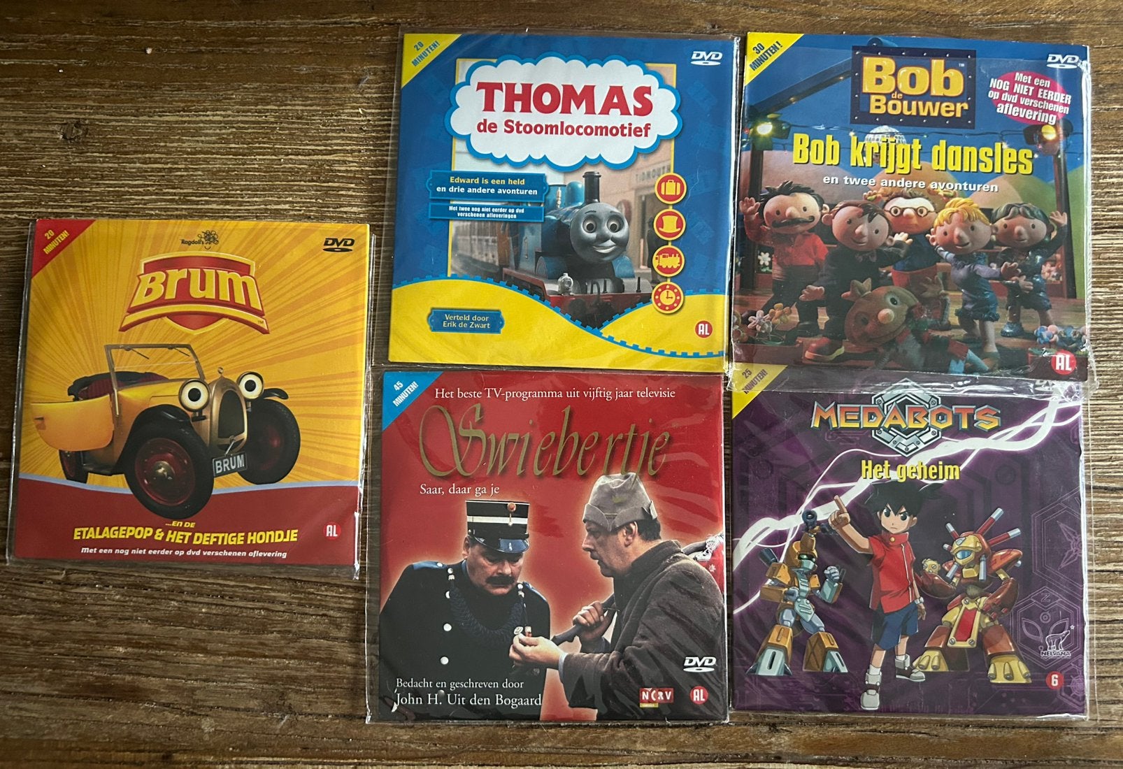 DVDs van Thomas, Bob de Bouwer, Brum, Medabots & Swiebertje, Alle leeftijden, Ophalen of Verzenden, Nieuw in verpakking, Avontuur