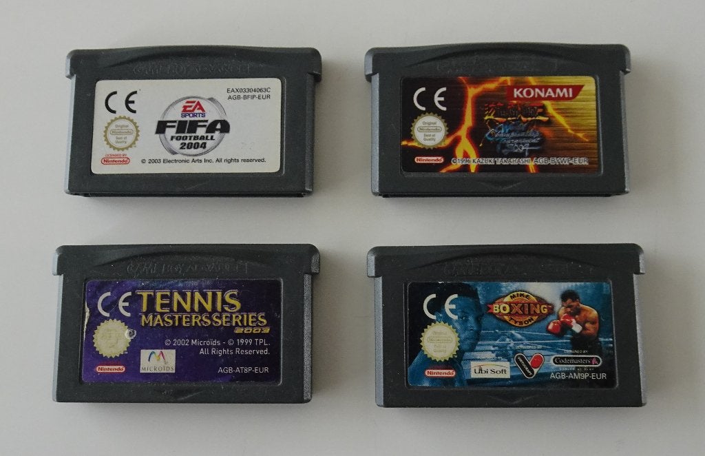 4 Nintendo Game Boy Advance Spellen, Spelcomputers en Games, Games | Nintendo Game Boy, Ophalen, Overige genres, 1 speler, Zo goed als nieuw