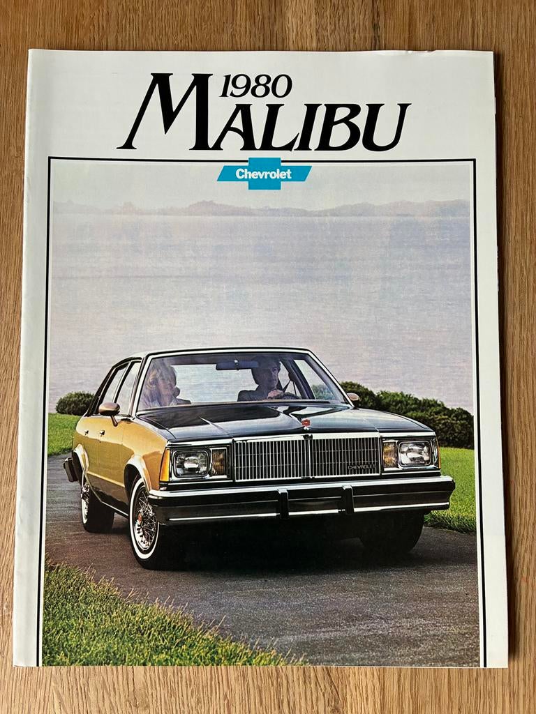 1980 Chevrolet Malibu brochure, Ophalen of Verzenden, Zo goed als nieuw, Chevrolet