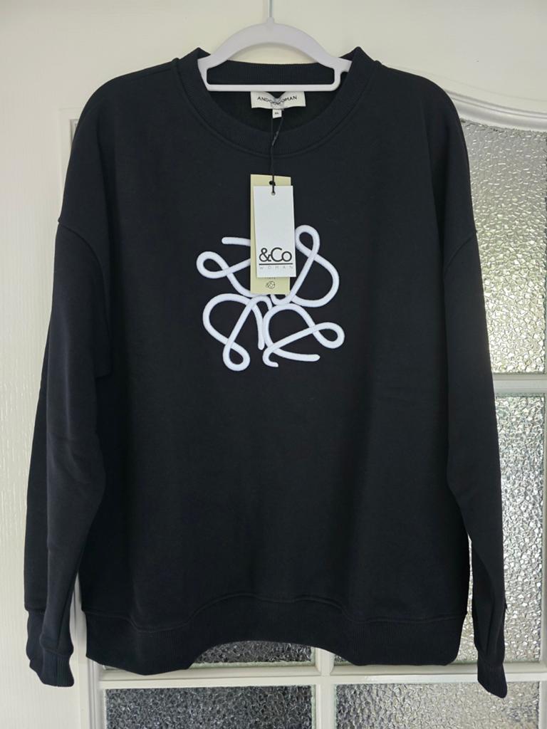 Nieuw &co woman andcowoman and cowoman xl trui zwart wit, Kleding | Dames, Truien en Vesten, Ophalen of Verzenden, Nieuw, Maat 46/48 (XL) of groter