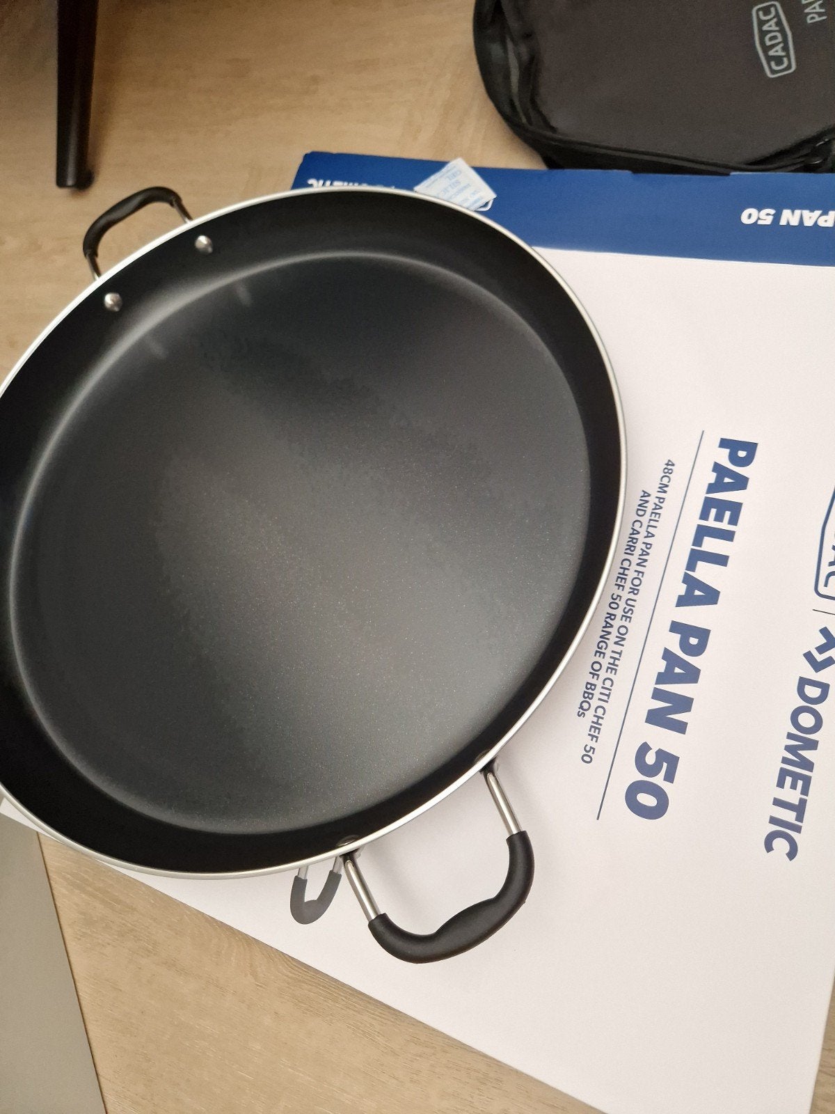 Cadac Paellapan 50 - Nieuw in doos, Ophalen of Verzenden, Nieuw, Aluminium, Koekenpan of Braadpan