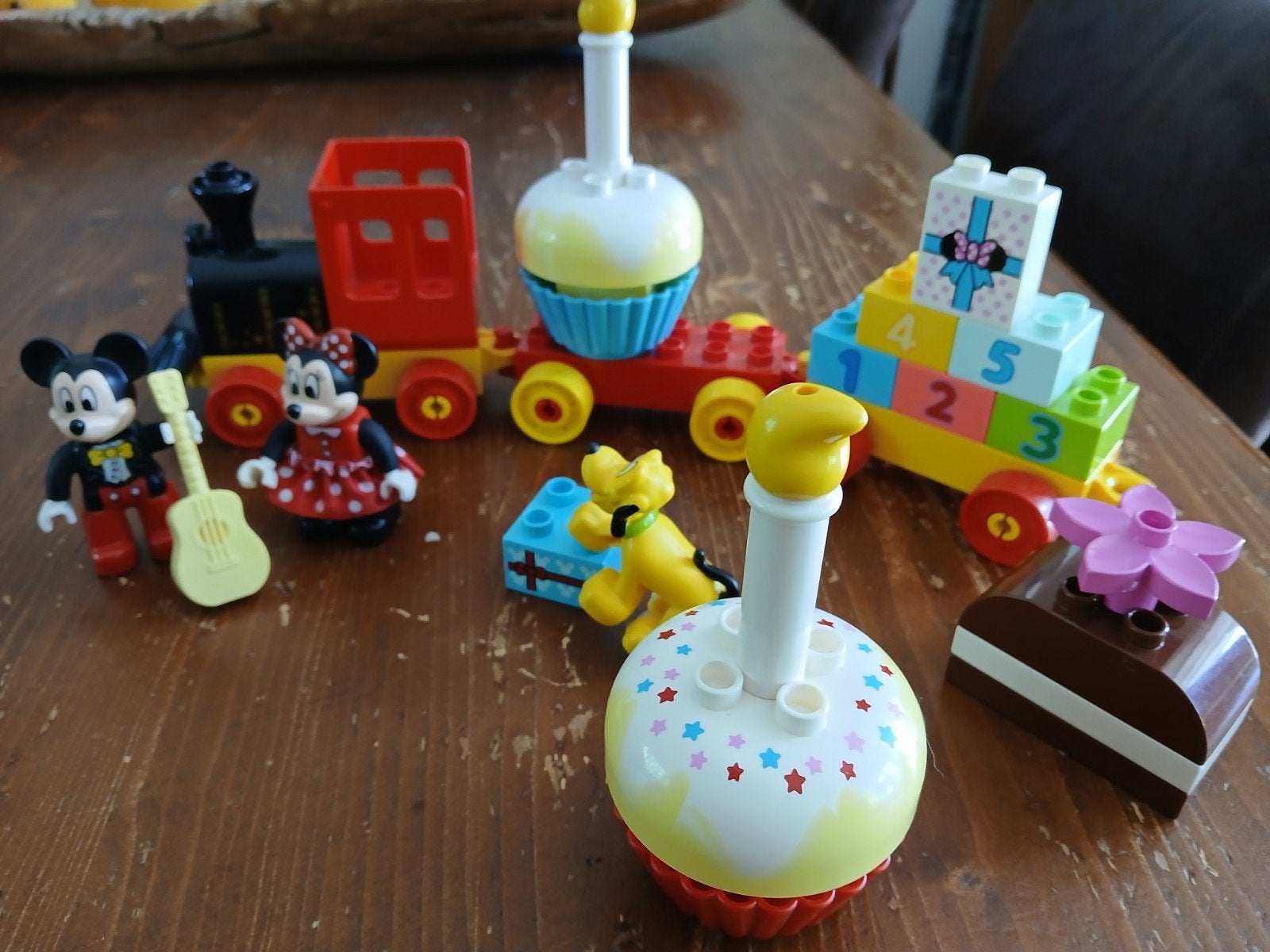 lego duplo mickey en minnie mouse, Ophalen of Verzenden, Gebruikt, Duplo
