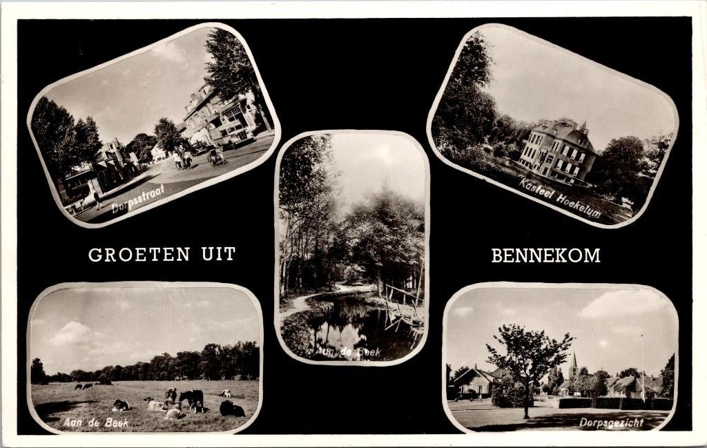Groeten uit Bennekom - 2 ansichtkaarten (1958 / 1963), Verzenden, 1940 tot 1960, Gelopen, Gelderland