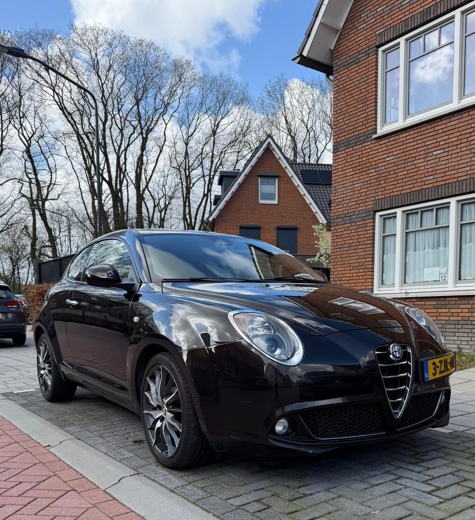 Alfa Romeo MiTo 0.9 Turbo Twinair 74KW/100PK 2014 Zwart, Auto's, Voorwielaandrijving, 100 pk, 24 km/l, Handgeschakeld