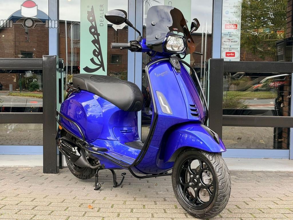 Custom Vespa Sprint Candy Blue 45km 11017KM (2021), Ophalen, Overige modellen, Maximaal 45 km/u, Onbekend