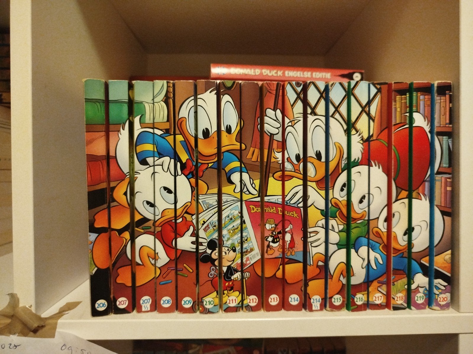 Donald Duck pockets jaargang 2014 pocket 206 tm 220, Boeken, Complete serie of reeks, Europa, Ophalen of Verzenden, Zo goed als nieuw
