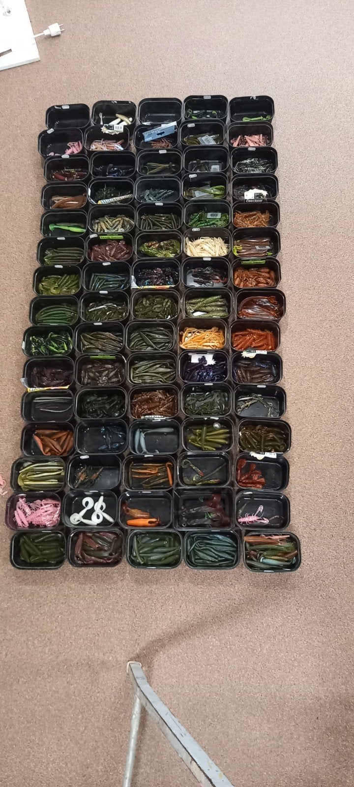 Grote partij shads & Creature baits ( 900st.), Overige typen, Nieuw, Ophalen of Verzenden, Nvt