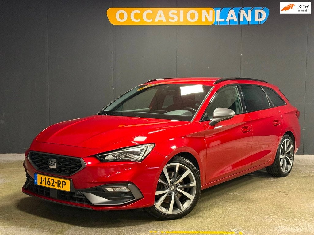 Seat Leon Sportstourer 1.5 eTSI FR|TREKHAAK|SFEER|CAMERA|KEY, Auto's, Seat, Bedrijf, Te koop, Leon, ABS, Achteruitrijcamera, Adaptive Cruise Control