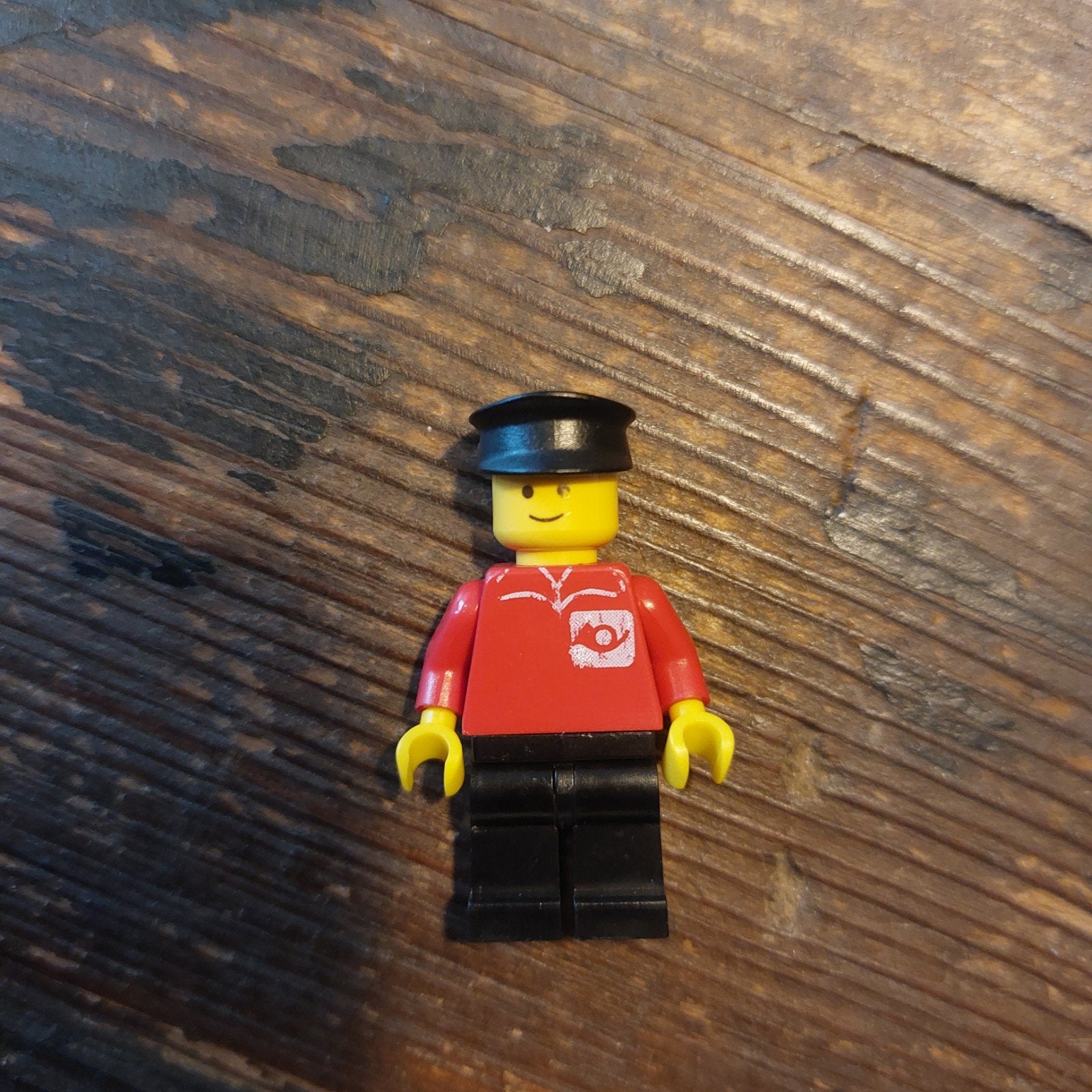 Lego Postbode Minifiguur post001, Ophalen of Verzenden, Gebruikt