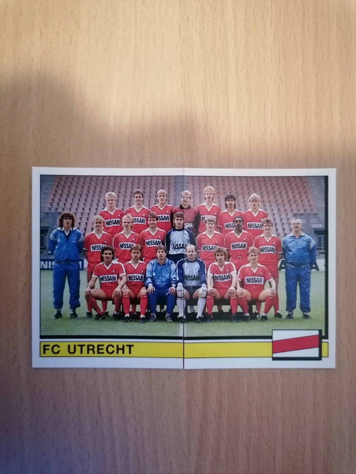Panini Voetbal 88 FC Utrecht team., Ophalen of Verzenden, Zo goed als nieuw, F.C. Utrecht, Poster, Plaatje of Sticker