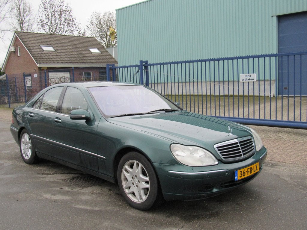Mercedes-Benz S-Klasse 500 Schuifdak/ NAP / Apk (bj 2000), Auto's, Oldtimers, Automaat, Achterwielaandrijving, Bedrijf, 4966 cc