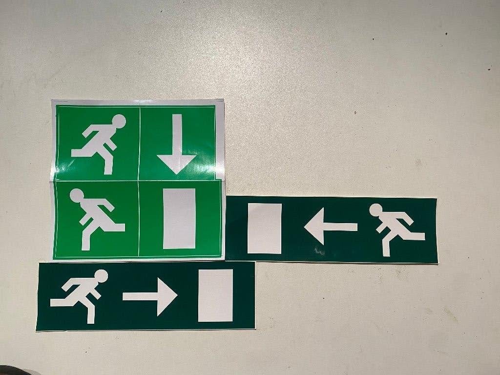 Vlucht route stickers, Ophalen of Verzenden, Zo goed als nieuw