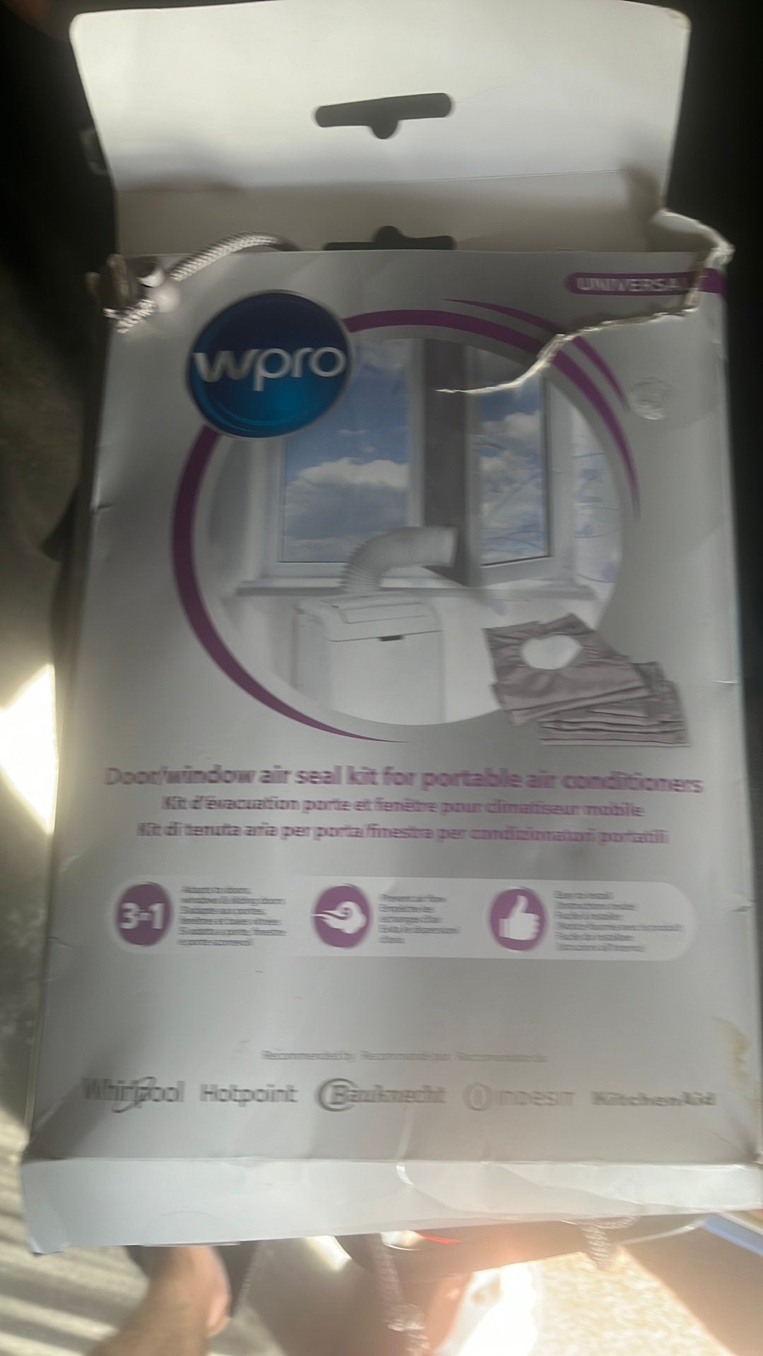 Raamdoorvoer airco, Witgoed en Apparatuur, Onderdelen en Toebehoren, Ophalen of Verzenden, Nieuw