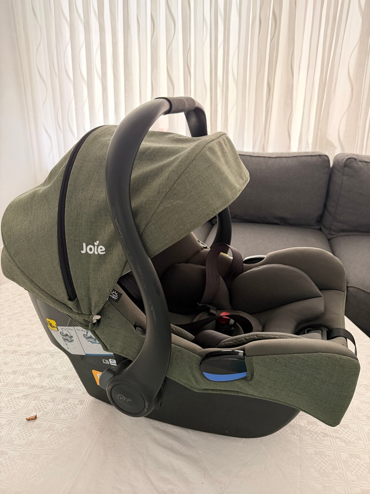 Baby autostoel- Zo goed als nieuw, Autogordel of Isofix, Zo goed als nieuw, 0 t/m 13 kg, Ophalen
