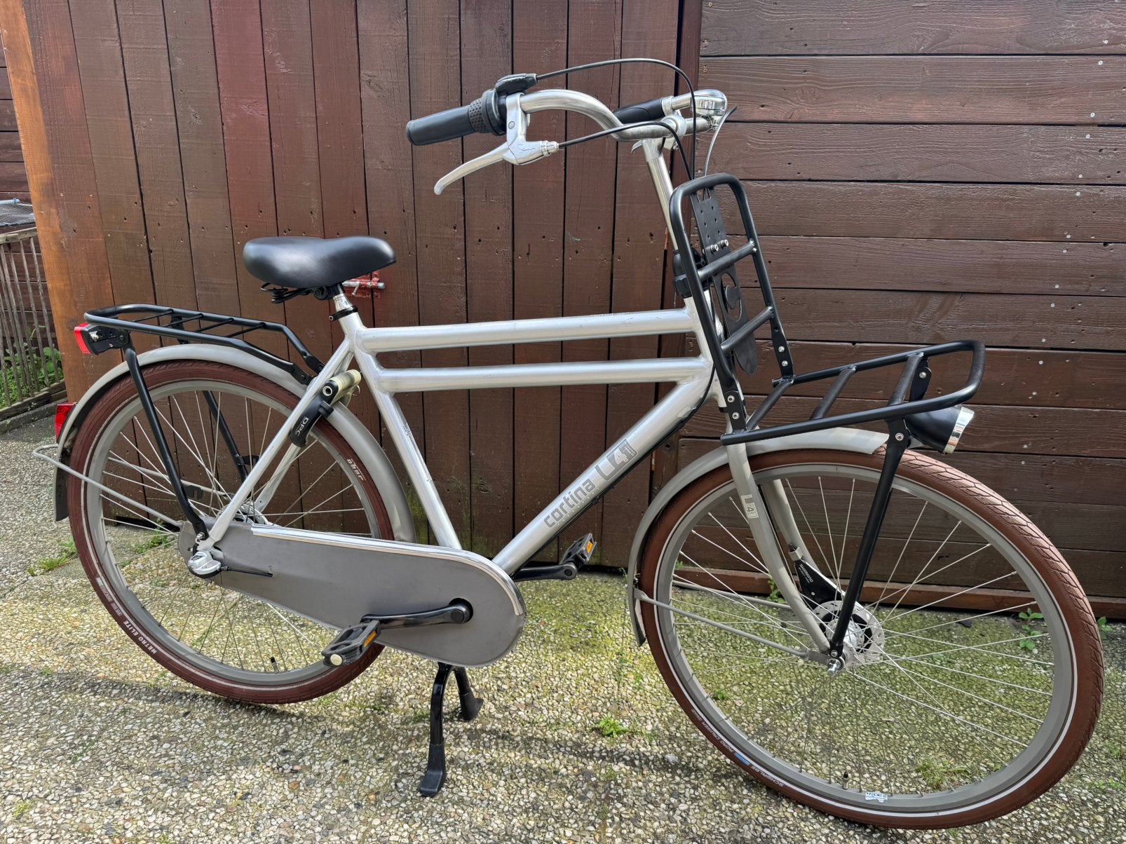 Supermooie Cortina U4 transportfiets / herenfiets 28 inch, Ophalen, Versnellingen, Zo goed als nieuw, Trommelrem