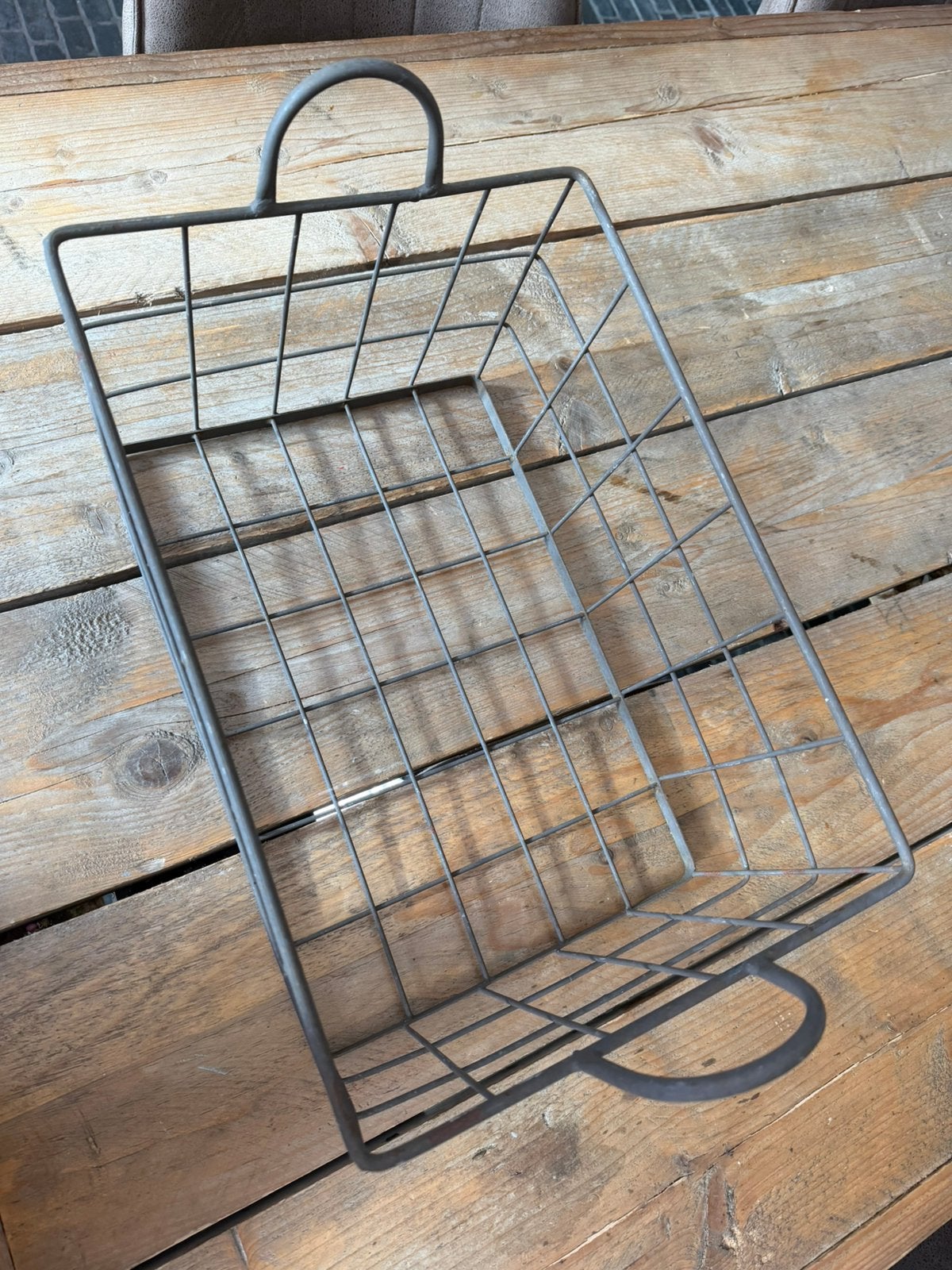 Brocante mand, Ophalen, Gebruikt