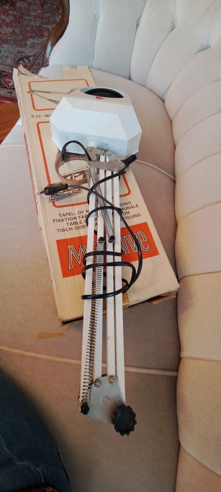 loeplamp loep lamp met licht, Hobby en Vrije tijd, Ophalen, Gebruikt, Loeplamp