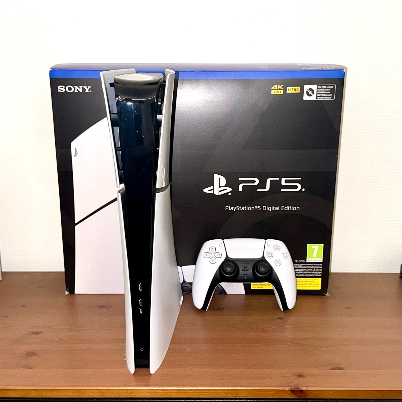 PS5 Slim Digital Edition met originele doos, Ophalen of Verzenden, Gebruikt, Playstation 5 Digital