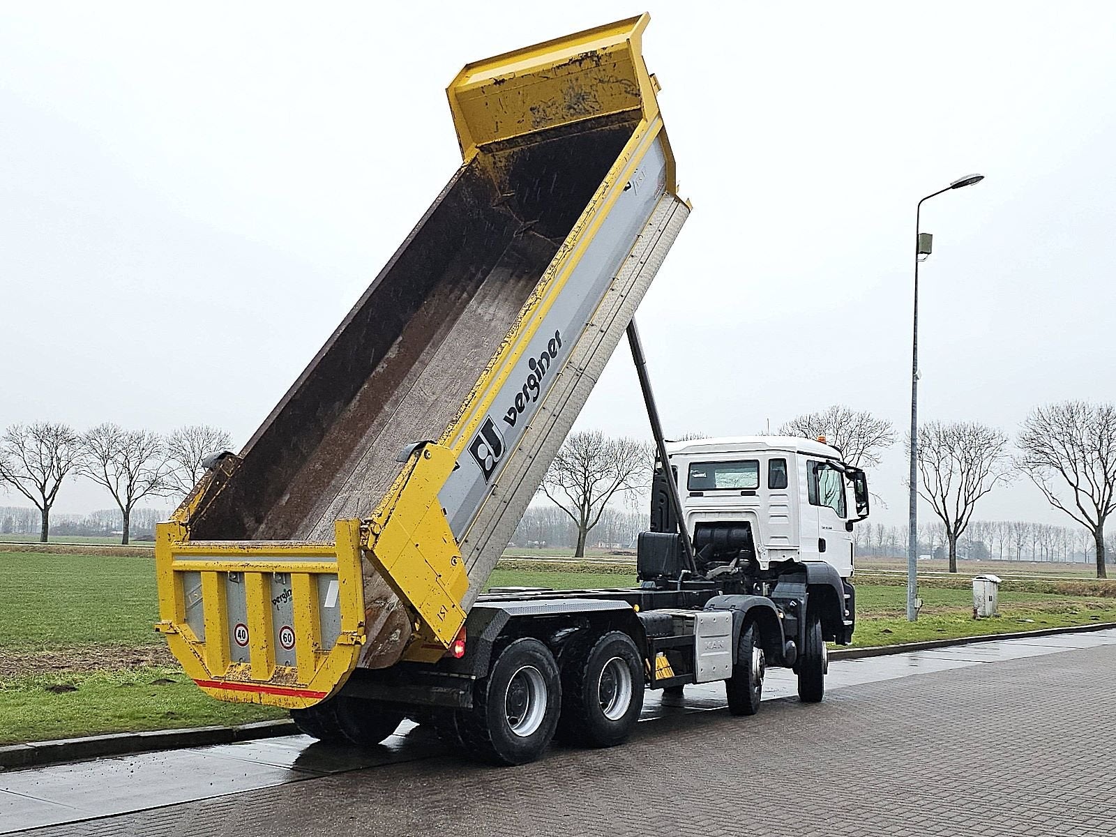 M.A.N. 41.500 TGS 8x6 hardox steel, Euro 6, MAN, Wit, Bedrijf