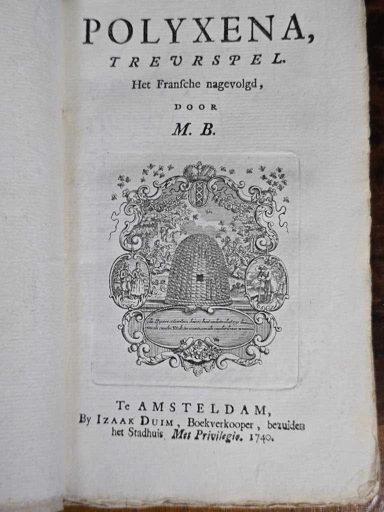 Treurspel Polyxena van Matthys Bode 1740, Verzenden, Matthys Bode