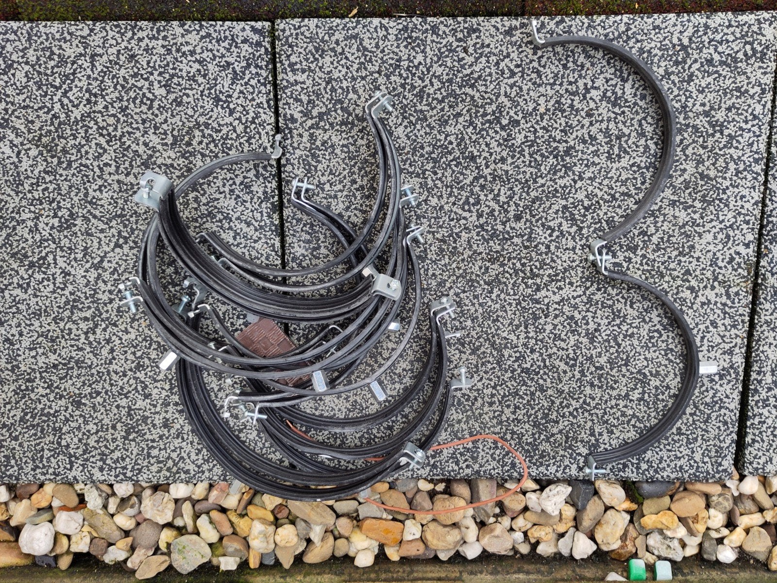 10 beugels ventilatie kanaal 200mm, Ophalen of Verzenden, Nieuw