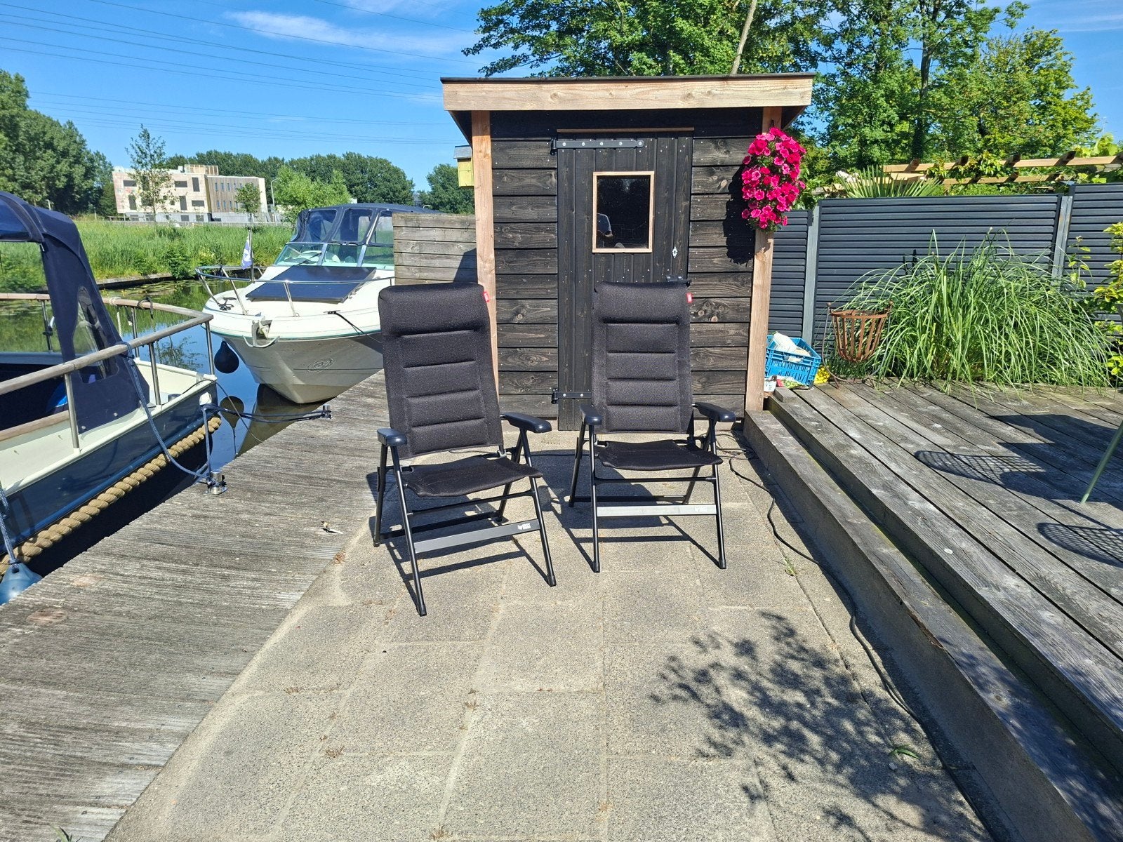 2 Happy Rhino Campingstoelen Rila L - Zo goed als nieuw, Ophalen, Zo goed als nieuw, Campingstoel