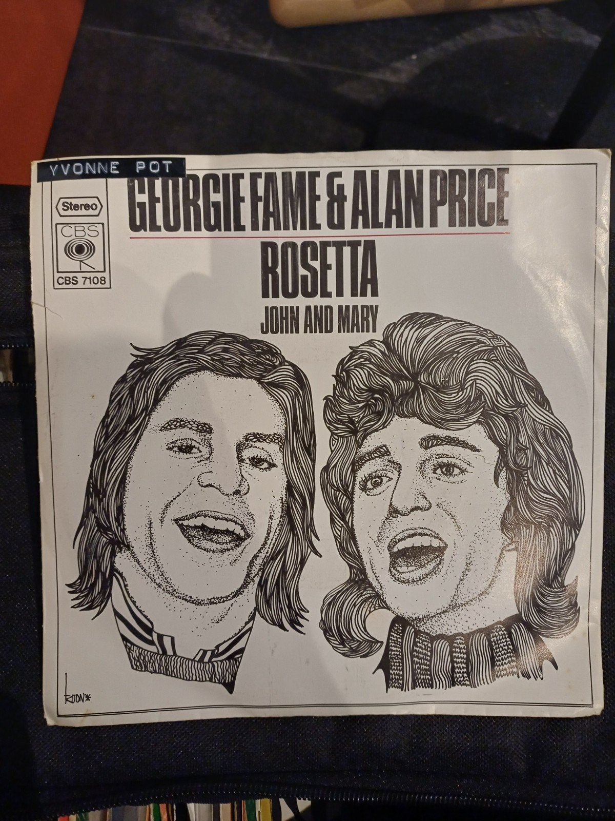 Georgie Fame & Alan Price - Rosetta / John and Mary (7 inch), Gebruikt, 7 inch, Ophalen of Verzenden, Pop
