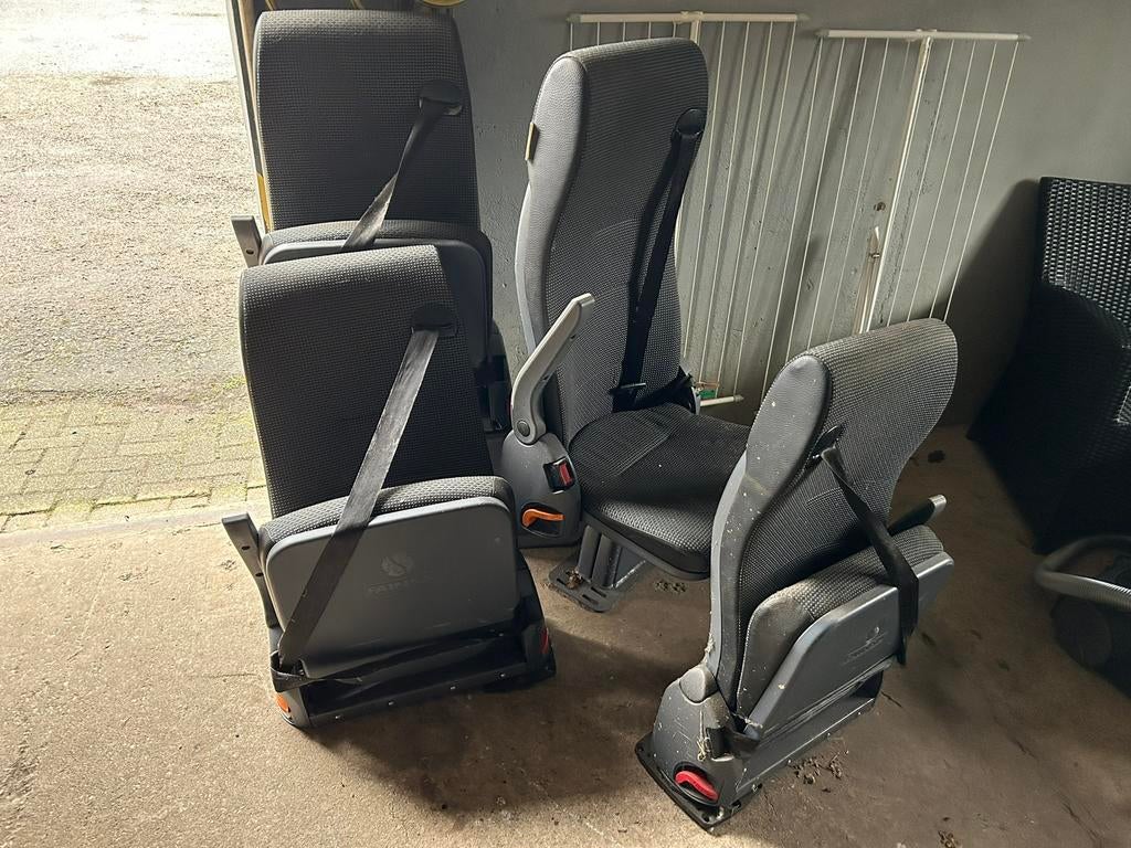 4 Fiat Ducato busstoelen te koop, Auto-onderdelen, Interieur en Bekleding, Ophalen, Gebruikt, Fiat