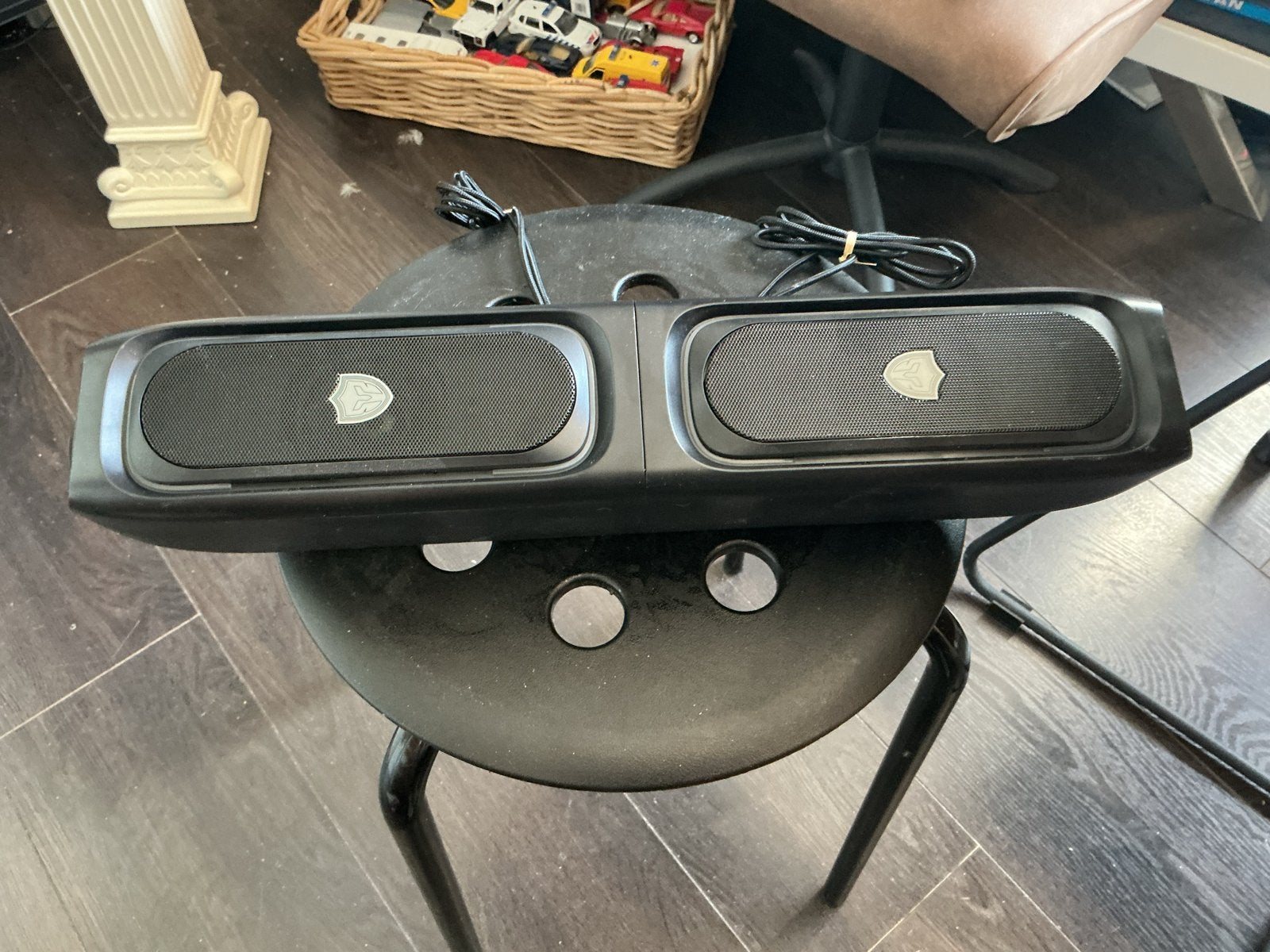 Battletron Gaming Dual Split Soundbar met RGB LED, Computers en Software, Ophalen, Nieuw, Overige typen