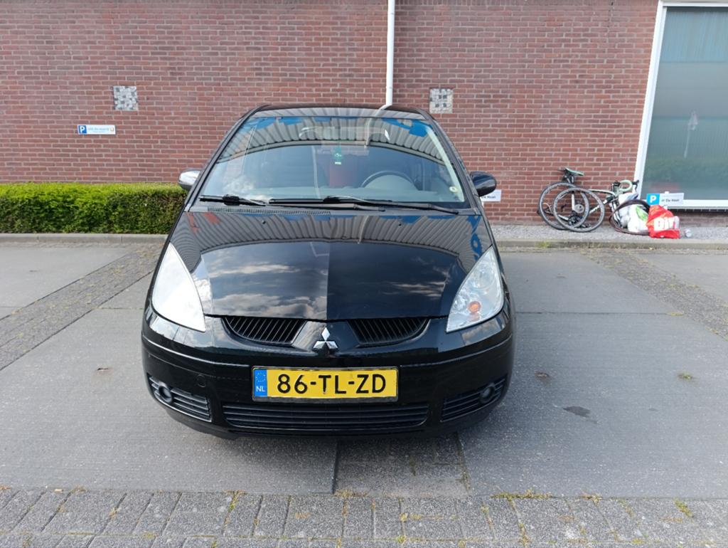 Mitsubishi Colt 1.3 CZ5 2006 Zwart, 31 €/maand, USB, Origineel Nederlands, Handgeschakeld