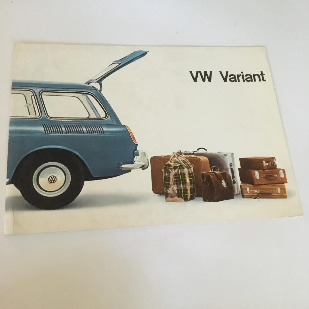 Autofolder Volkswagen VW Variant 3-luik, Ophalen of Verzenden, Zo goed als nieuw, Volkswagen