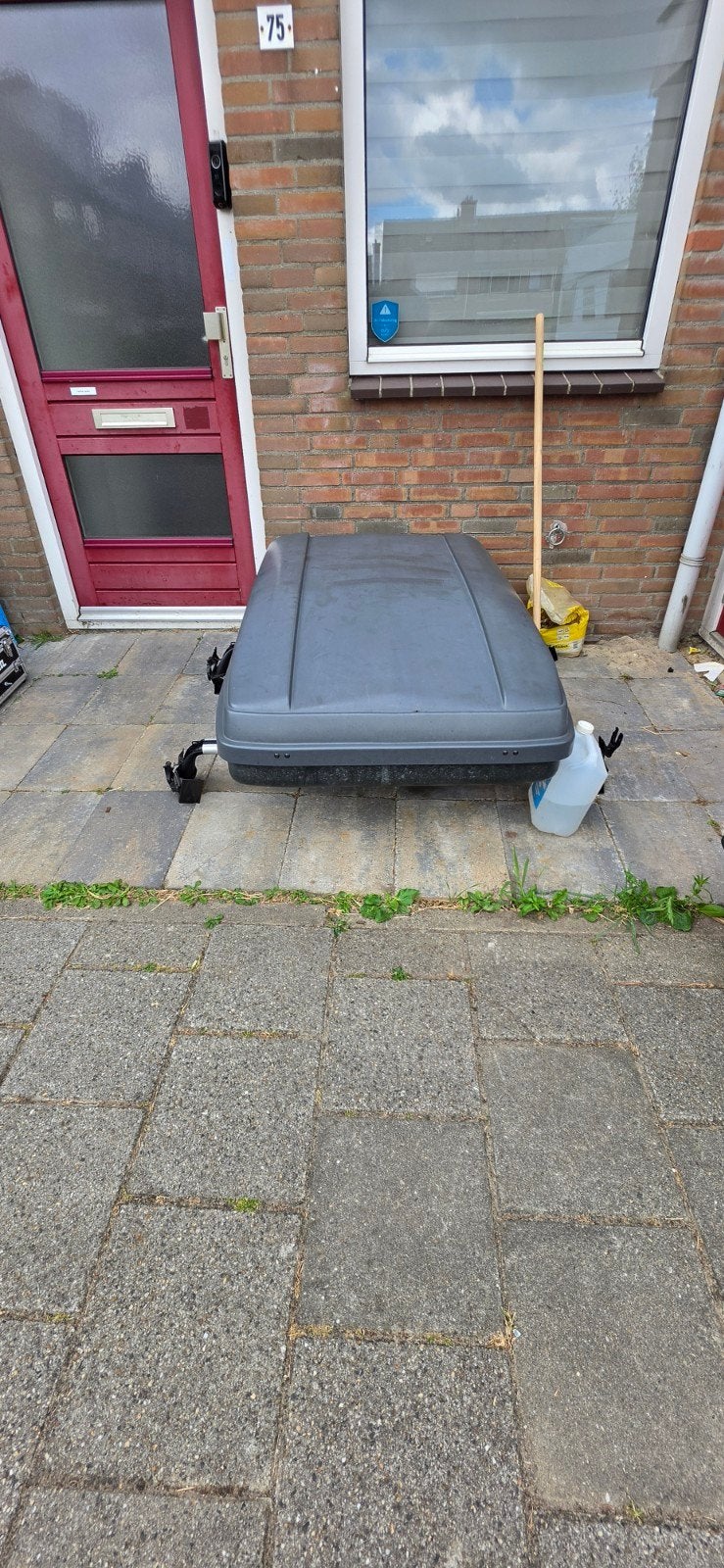 Jetbag dakkoffer, Ophalen, Gebruikt