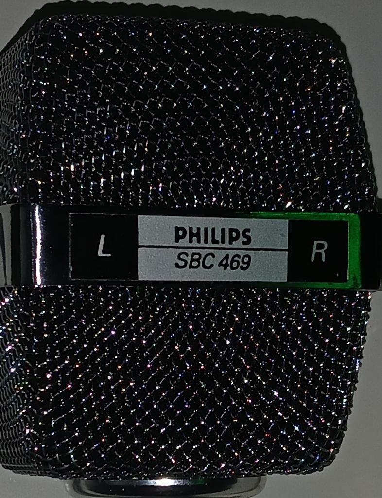 Philips vintage microfoon SBC 469, Muziek en Instrumenten, Ophalen of Verzenden