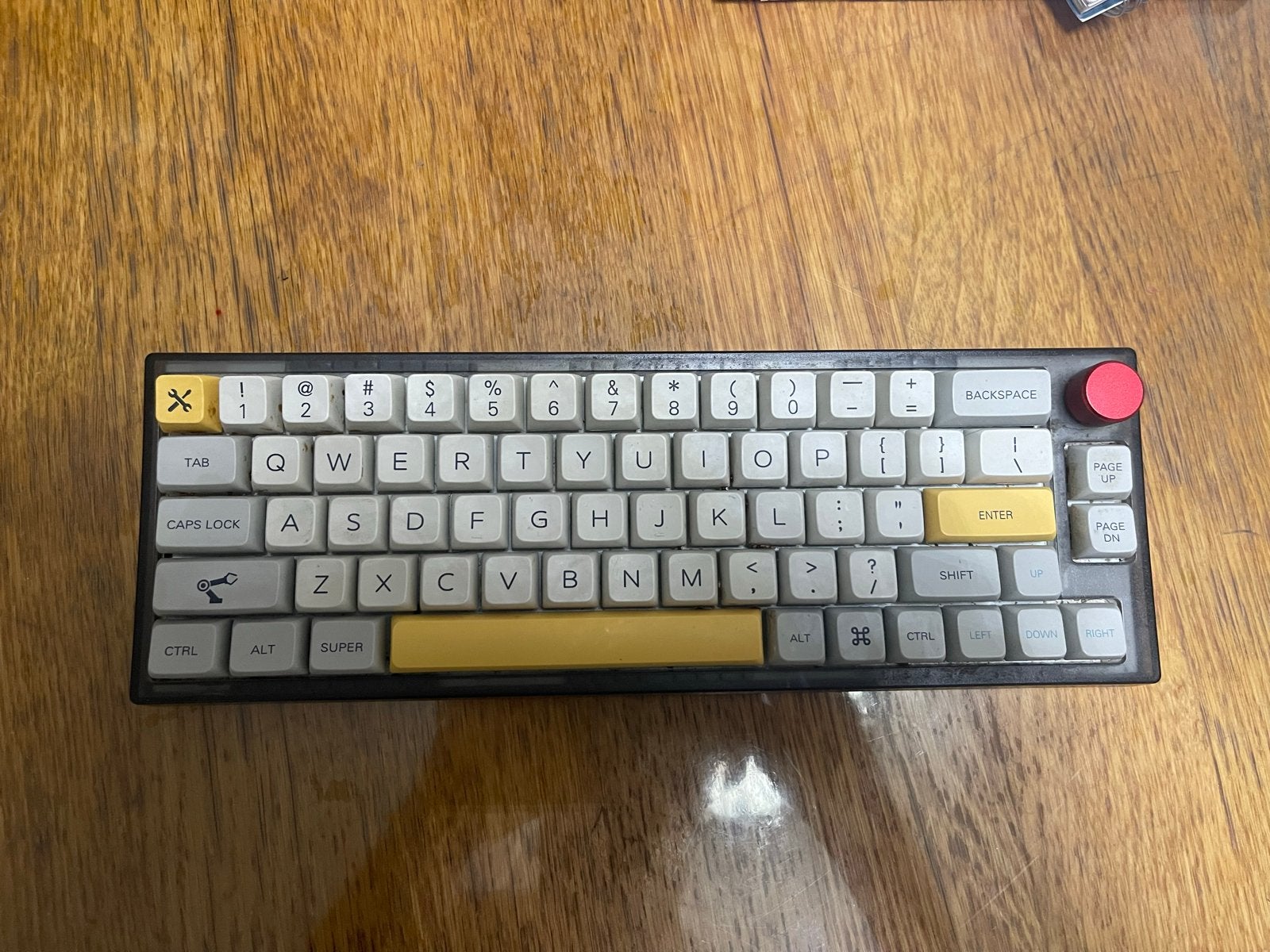 EPOMAKER TH66 Pro RGB Mechanisch Gaming Toetsenbord, Draadloze ontvanger, Ophalen of Verzenden, Zo goed als nieuw, Qwerty
