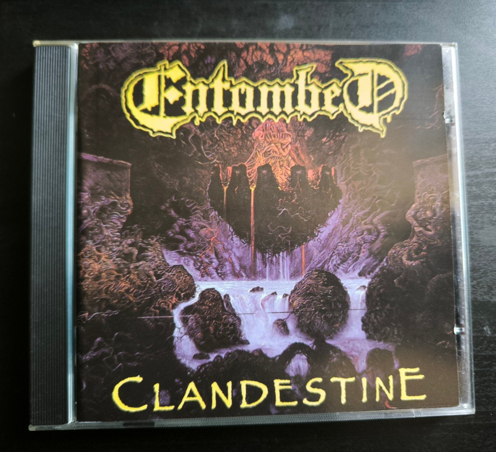 Entombed - Clandestine (cd rerelease) Death Metal, Ophalen of Verzenden, Zo goed als nieuw