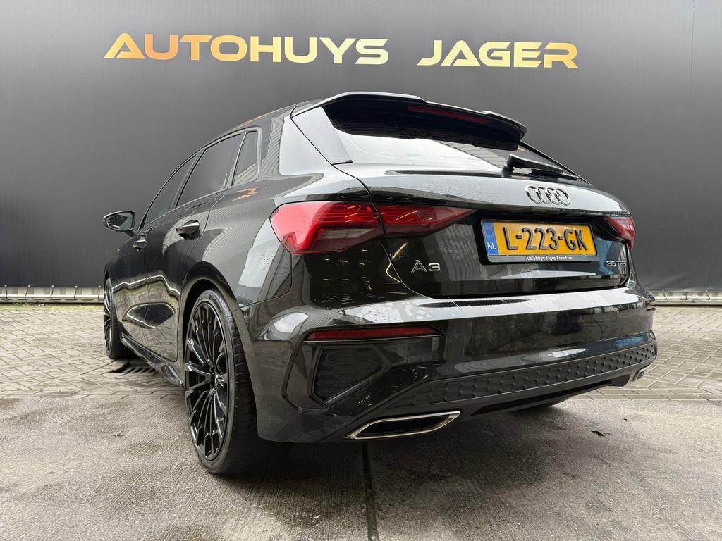 Audi A3 Sportback 35 TFSI S edition El.Stoelen El.Achterklep, Stof, 4 cilinders, 150 pk, Zwart