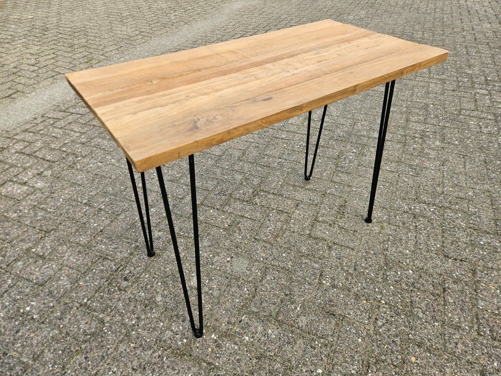 Nette side table teak, Huis en Inrichting, Tafels | Sidetables, Ophalen of Verzenden, Zo goed als nieuw, Indistrieel, Teakhout