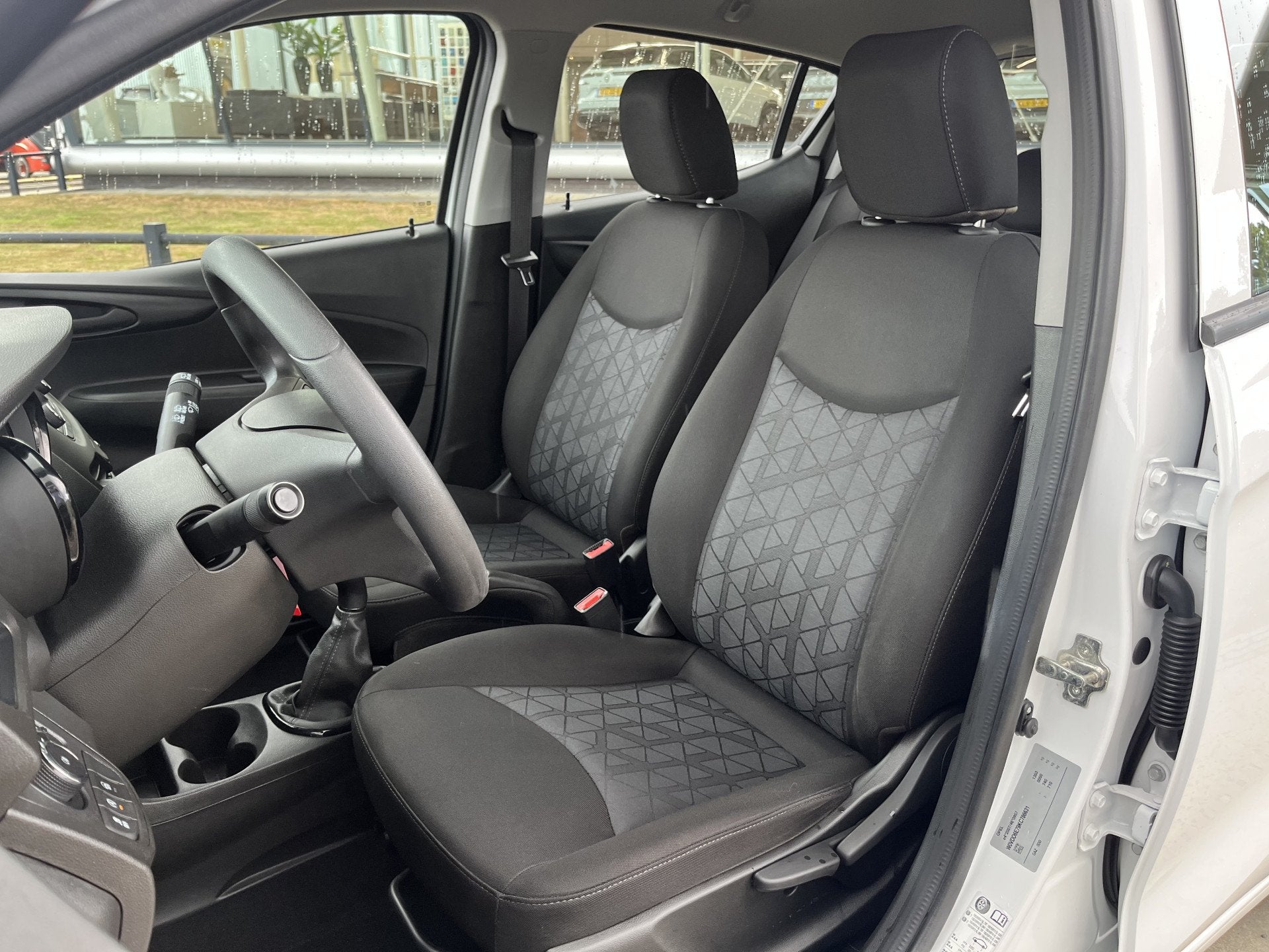 Opel KARL 1.0 ecoFLEX 120 Jaar Edition / Cruise / Airco / El, Auto's, Opel, Stof, Wit, Origineel Nederlands, Bedrijf