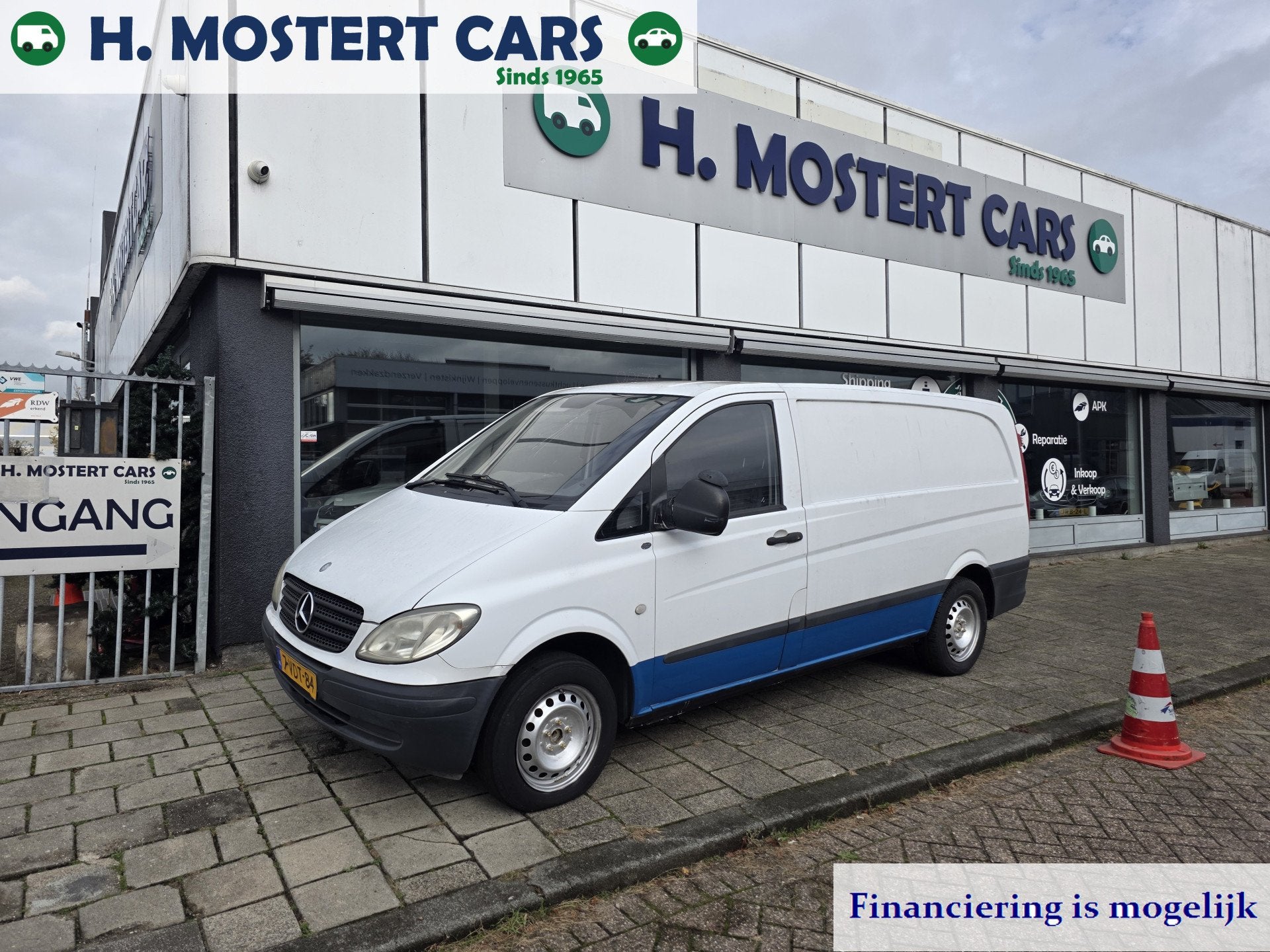 Mercedes-Benz Vito 109 CDI 320 Lang Bj. 2009 6-versnellingen, Gebruikt, Wit, Bedrijf, Euro 4