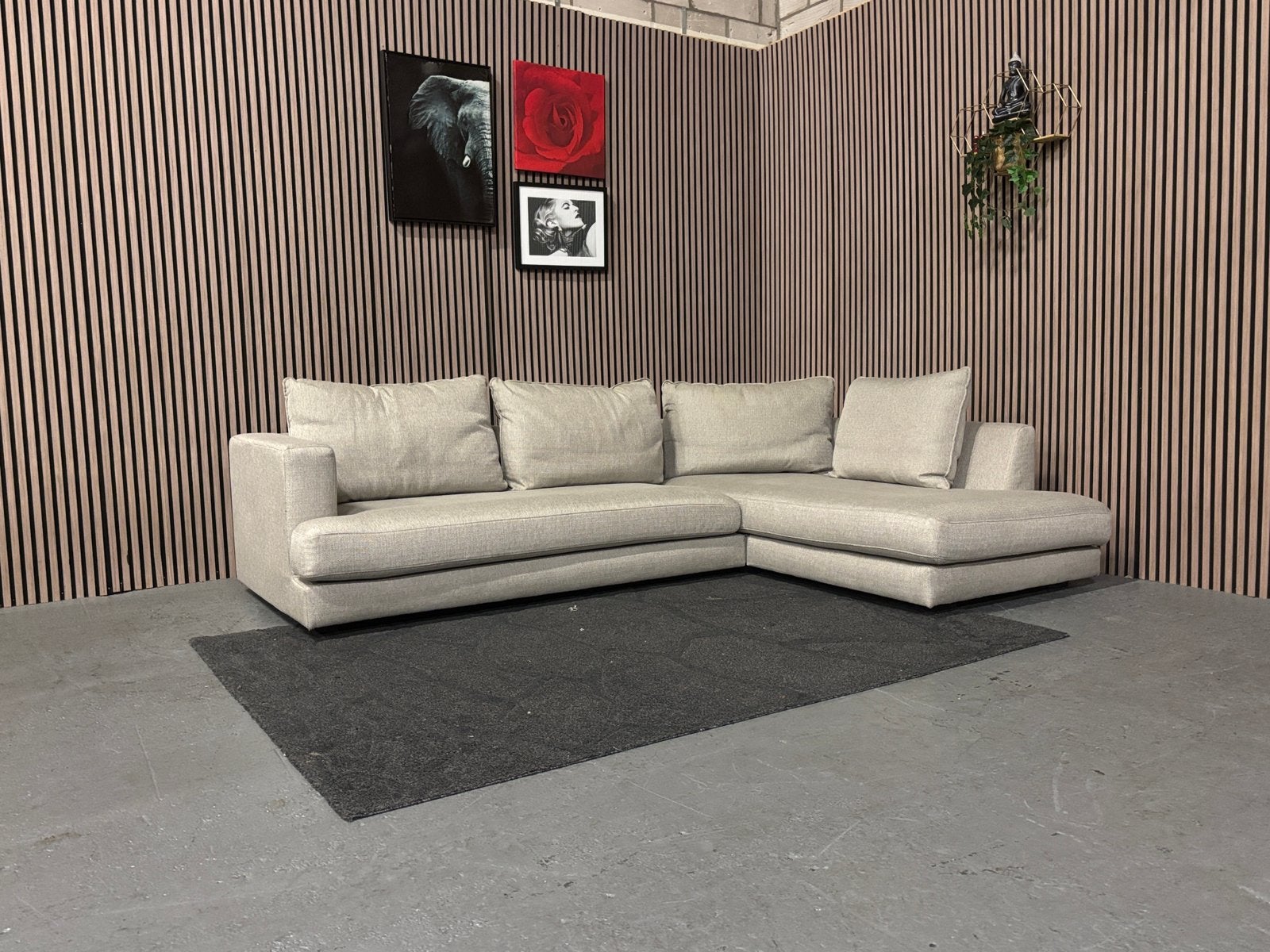GRATIS LEVERING Westwing Tribeca Hoekbank 270x190 GEREINIGD